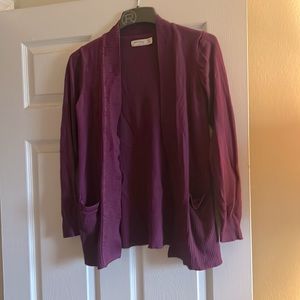 Purple Cardigan